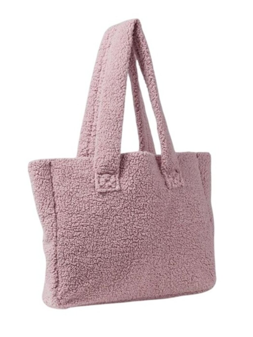 Sherpa Soft Cozy Tote Pink - Picture 3 of 10